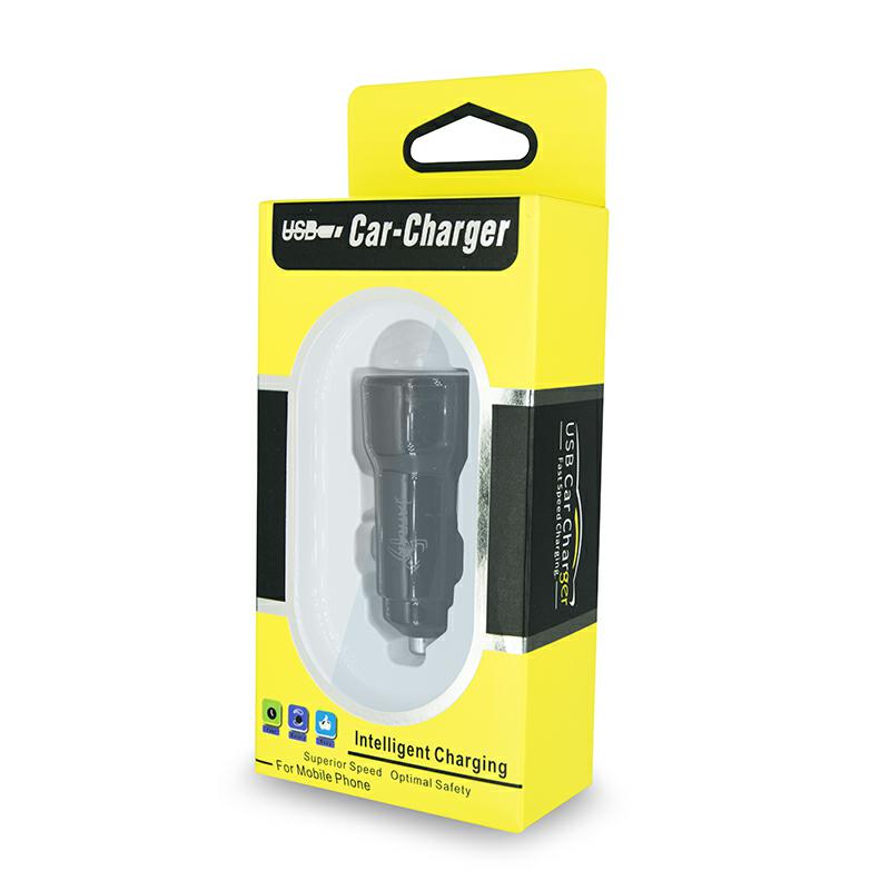 ŁAD. SAMOCH. S26 2xUSB 3A black