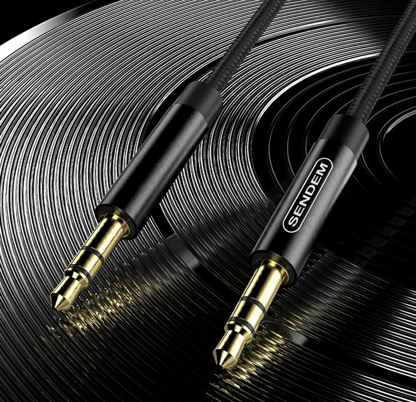 SENDEM A01 3,5MM/3,5MM AUX 100CM black