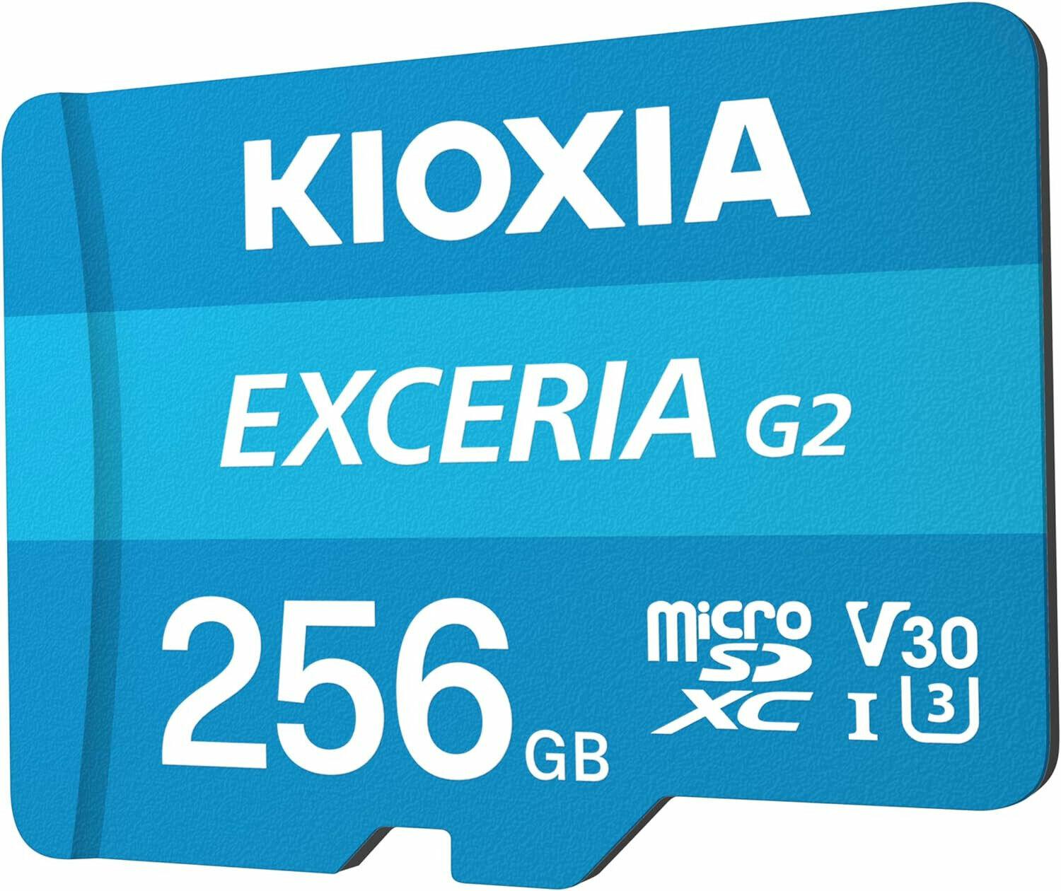 KIOXIA microSDHC V30 256GB 4K UHS-3