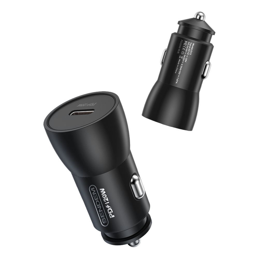 SENDEM D13 USB-C+C2L PD 20W black
