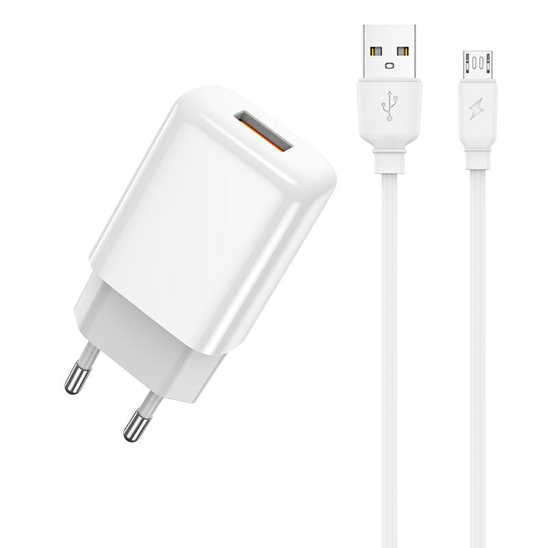 PRESTICO F7S 1xUSB+MICRO USB 2.4A white
