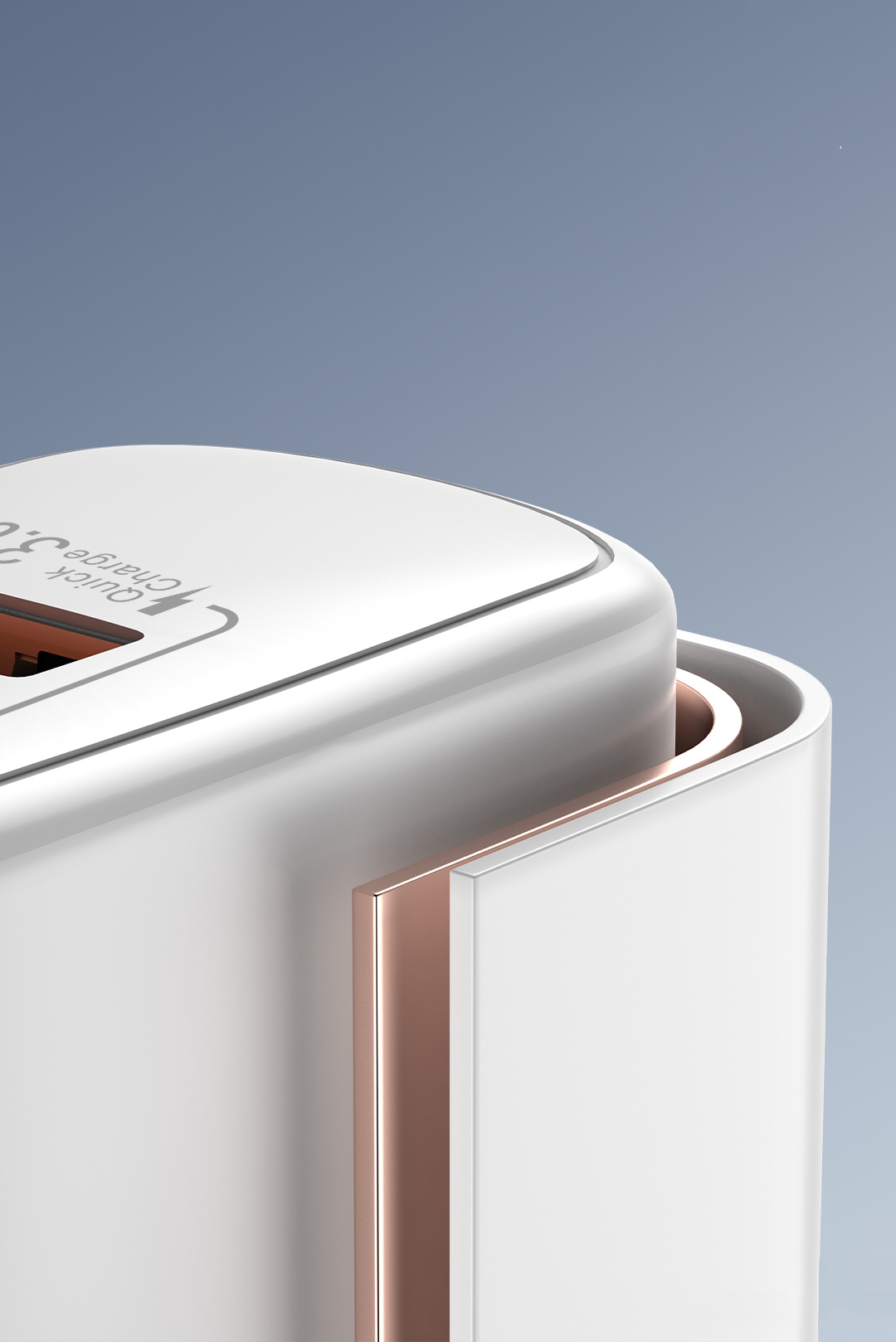 SENDEM OG89 USB-A+USB-C QC+PD 25W bianco