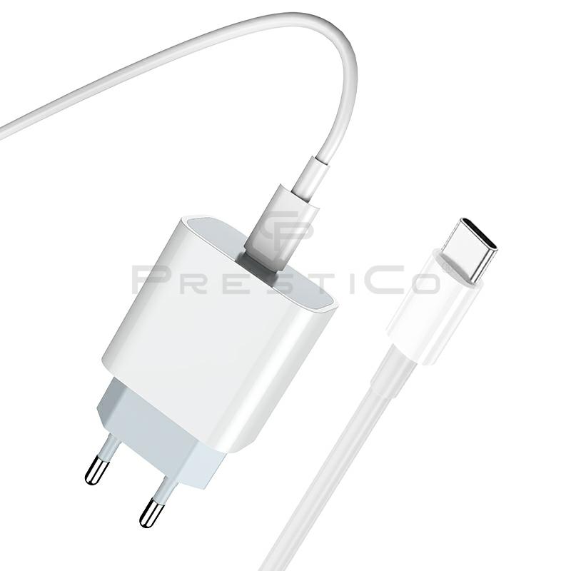 PRESTICO F8S USB-C+C2C 20W PD white
