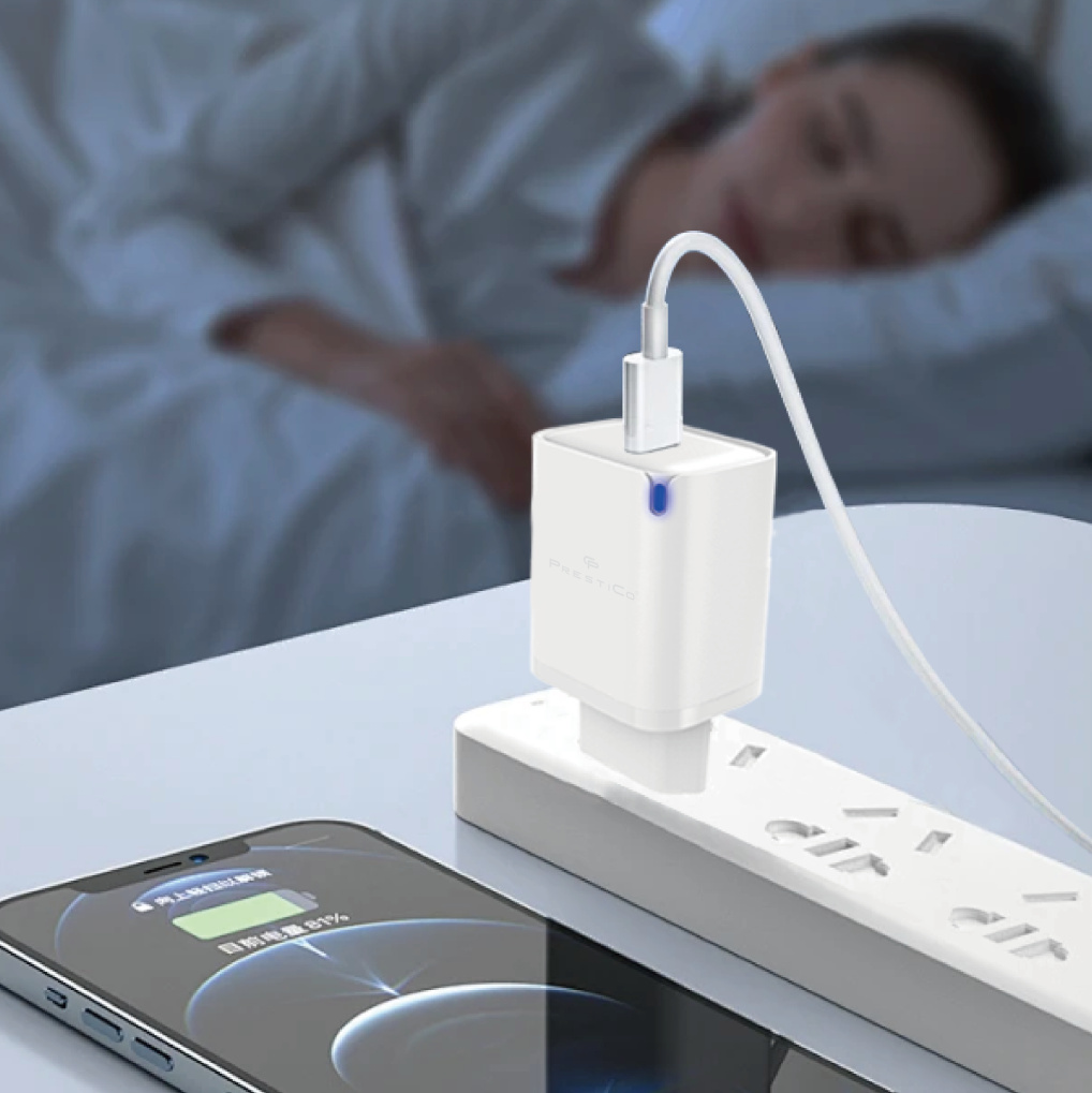 PRESTICO F24 USB-C 45W PD GaN white