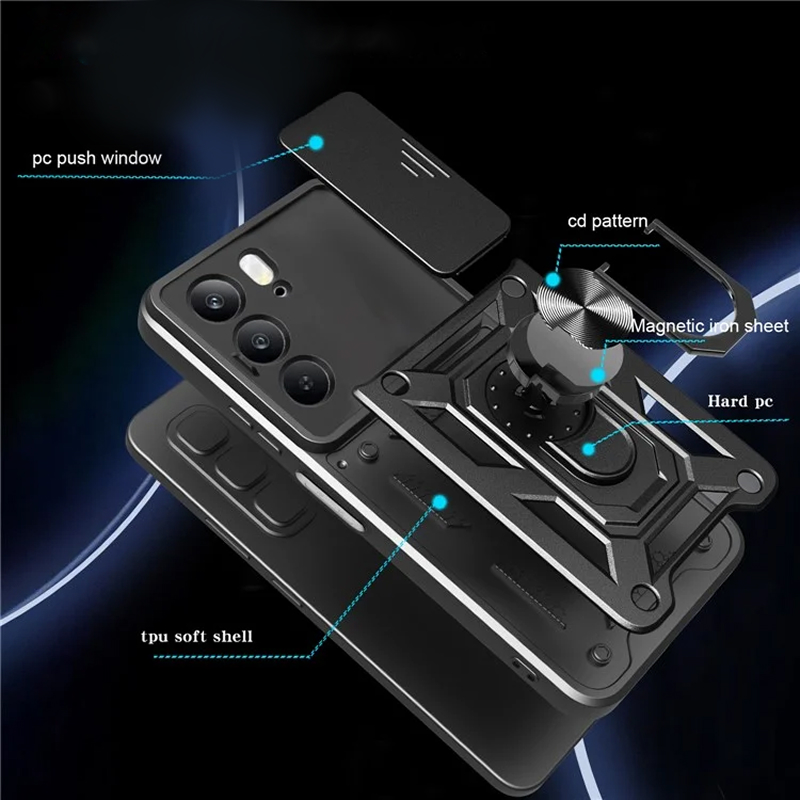 CAMSHIELD CASE REALME 14X 5G/C75 black