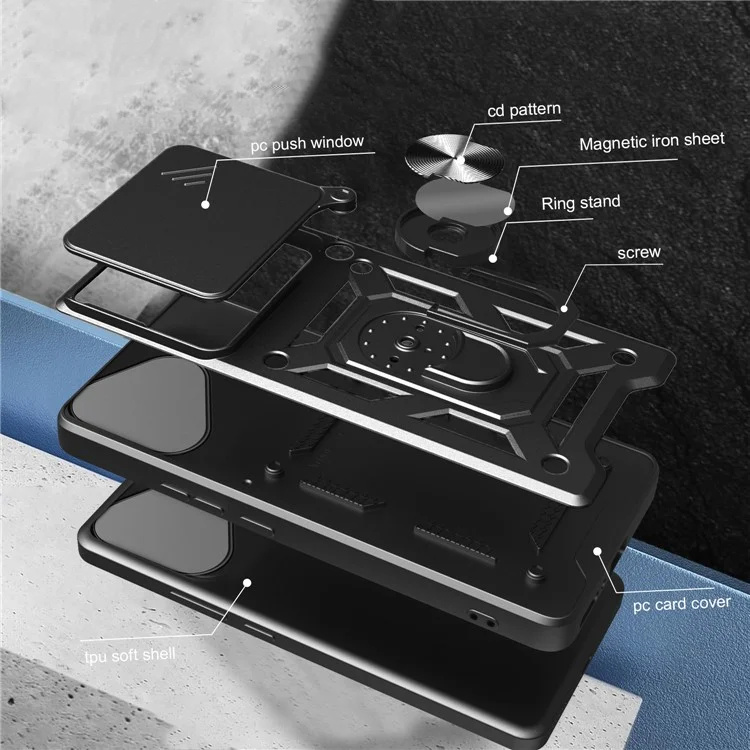 CAMSHIELD CASE MOTO EDGE 60 PRO black