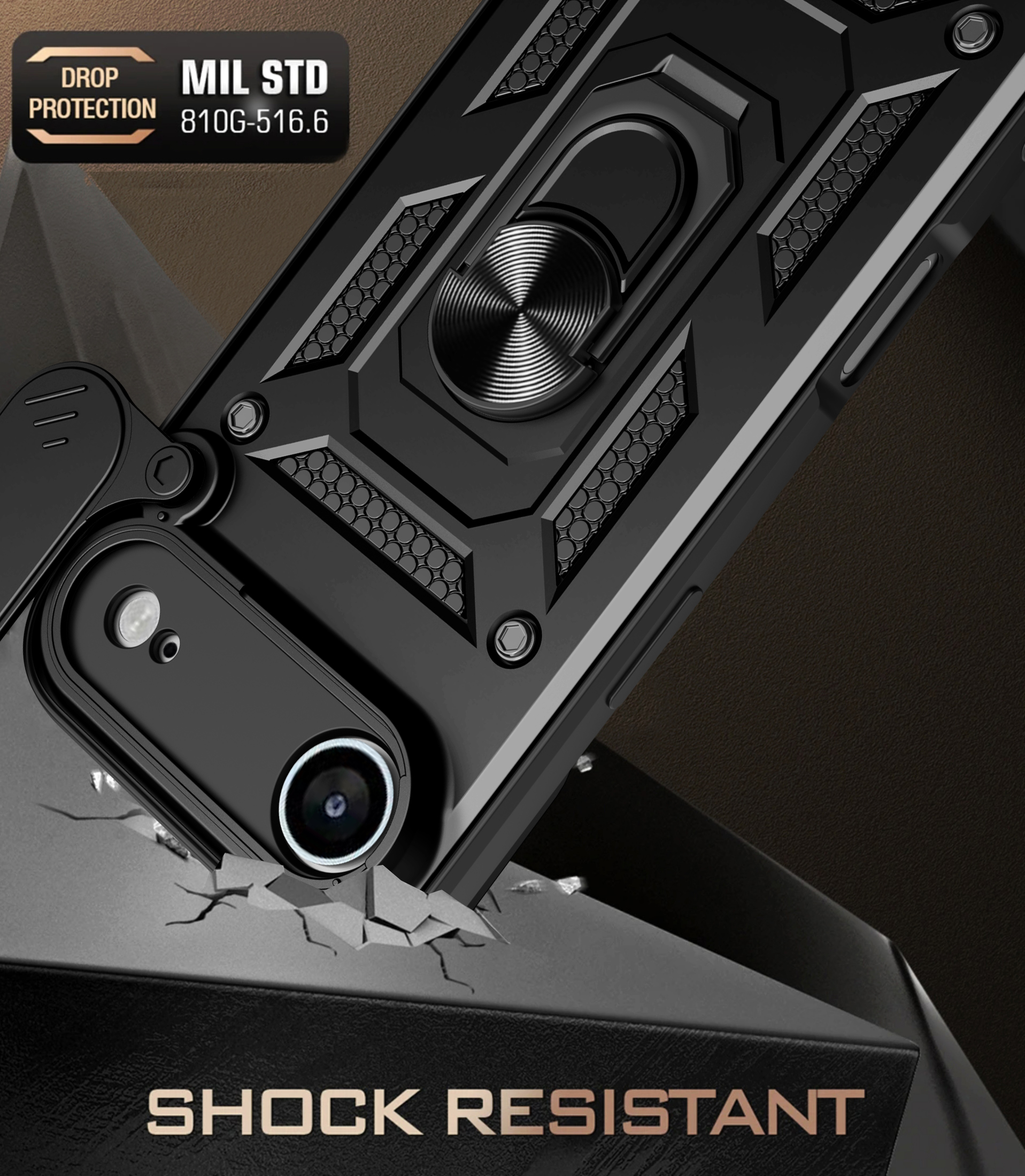 CAMSHIELD CASE IPH 17 AIR black