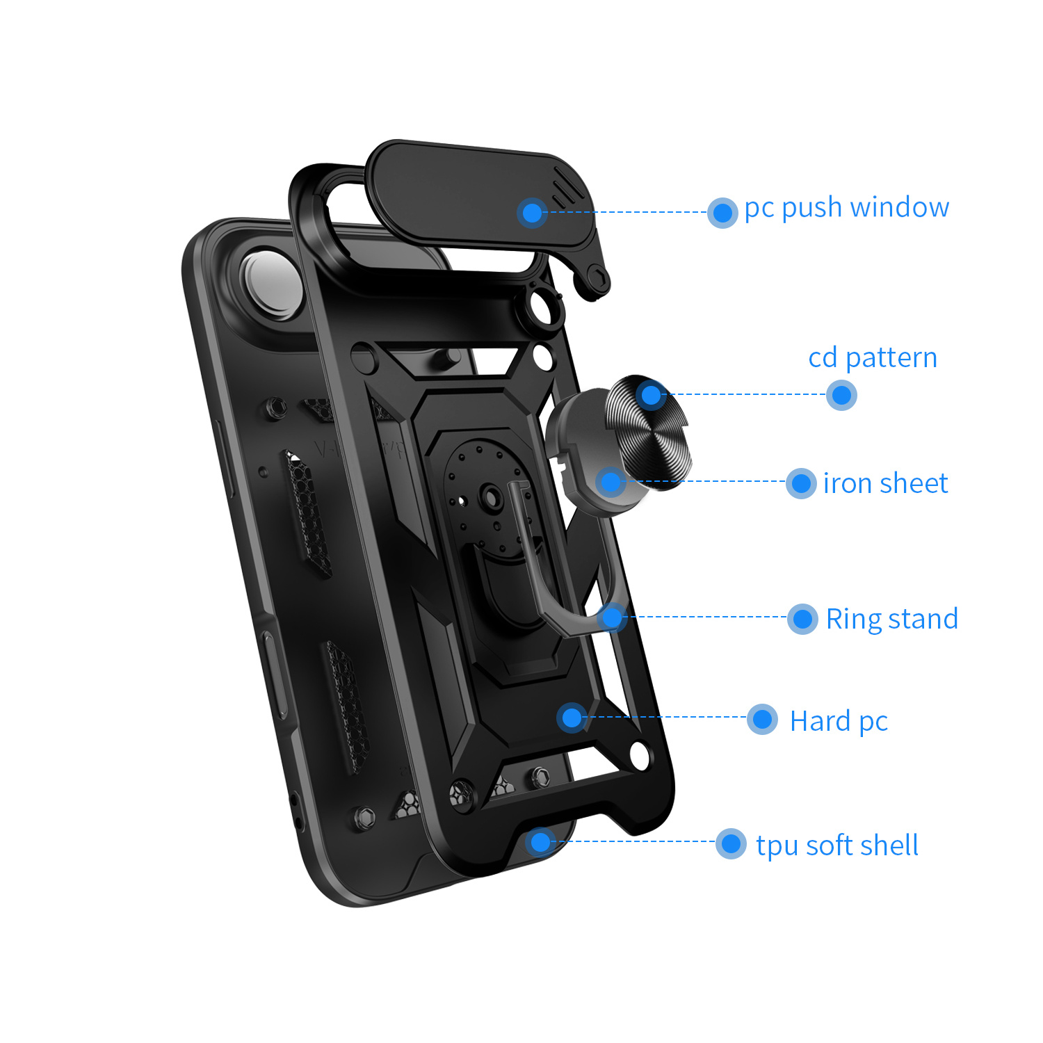 CAMSHIELD CASE IPH 17 AIR black