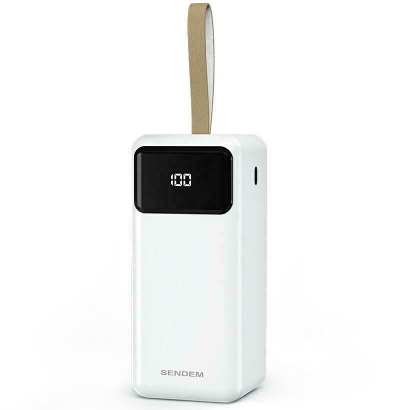 SENDEM Q36 POWER BANK 50000mAh LED white