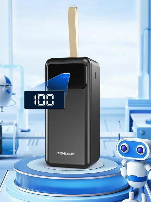 SENDEM Q36 POWER BANK 50000mAh LED white