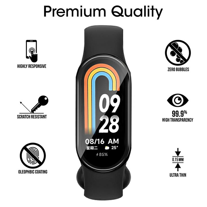 СТЕКЛО ДЛЯ СМАРТЧАСОВ PMMA XIAOMI BAND 8