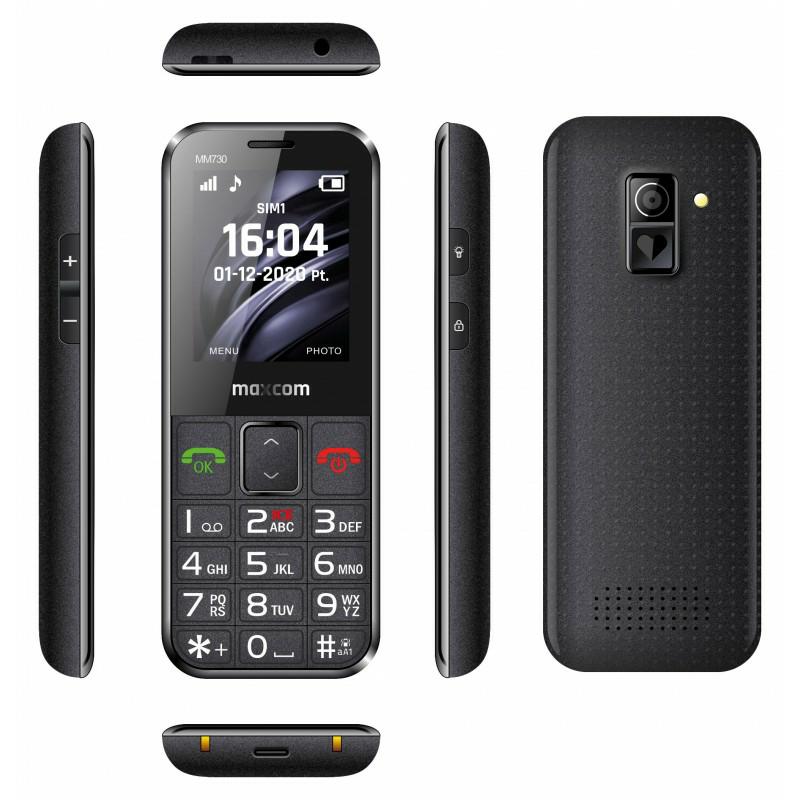 TELEFON MAXCOM MM730 black