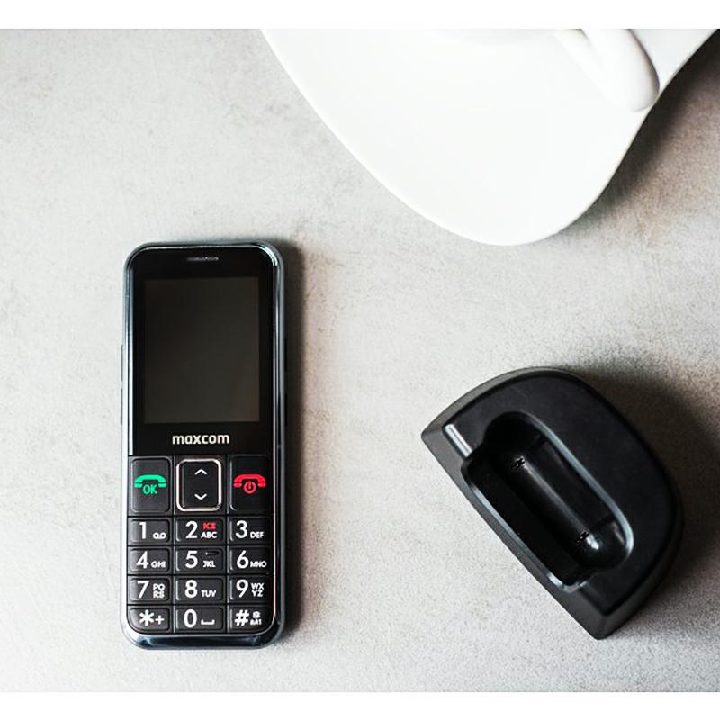 TELEFON MAXCOM MM730 black