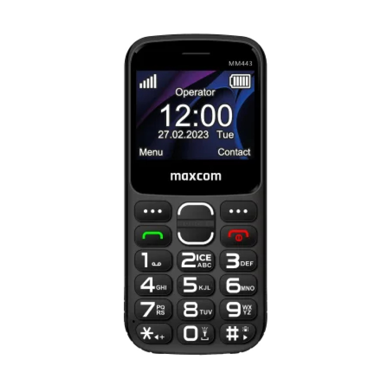 TELEFON MAXCOM MM443 4G black