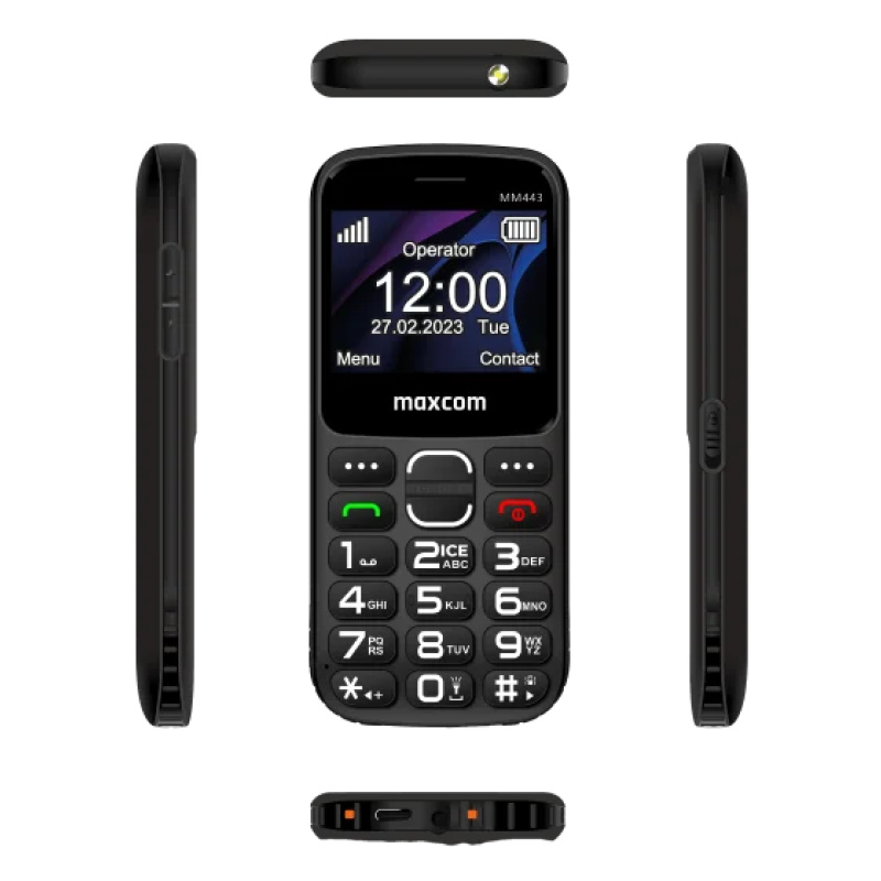 TELEFON MAXCOM MM443 4G black