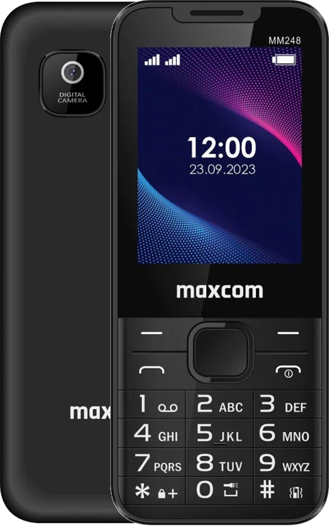 TELEFON MAXCOM MM248 LIGHT black