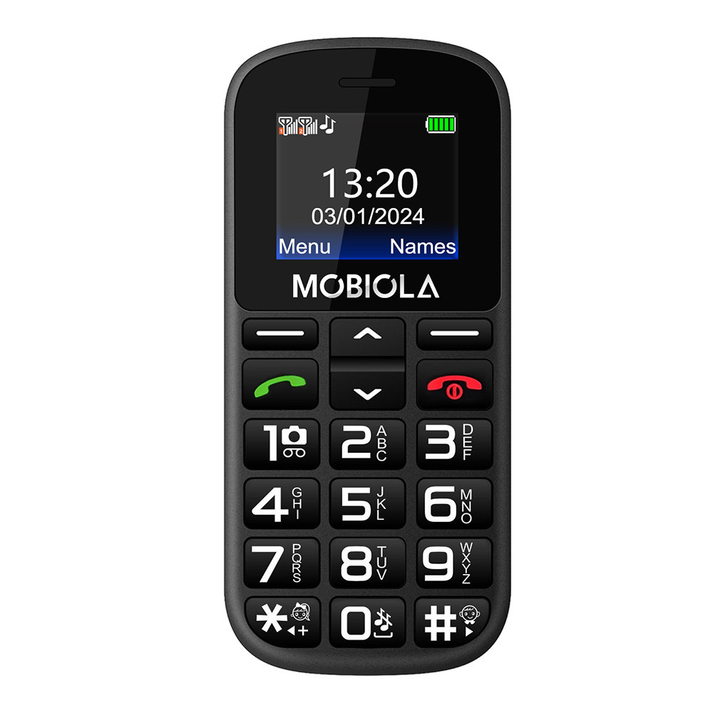 TELEFON MOBIOLA MB200 black