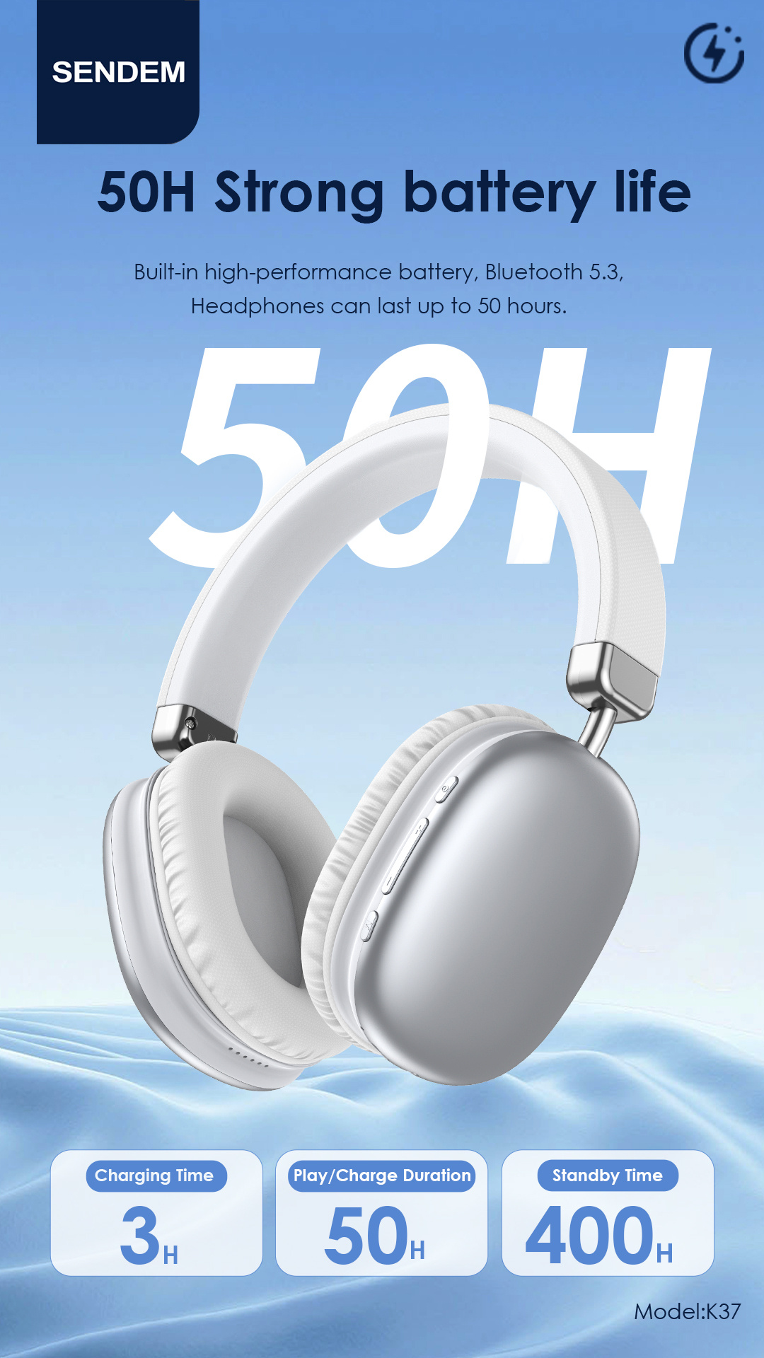 SENDEM K37 HF BLUETOOTH black